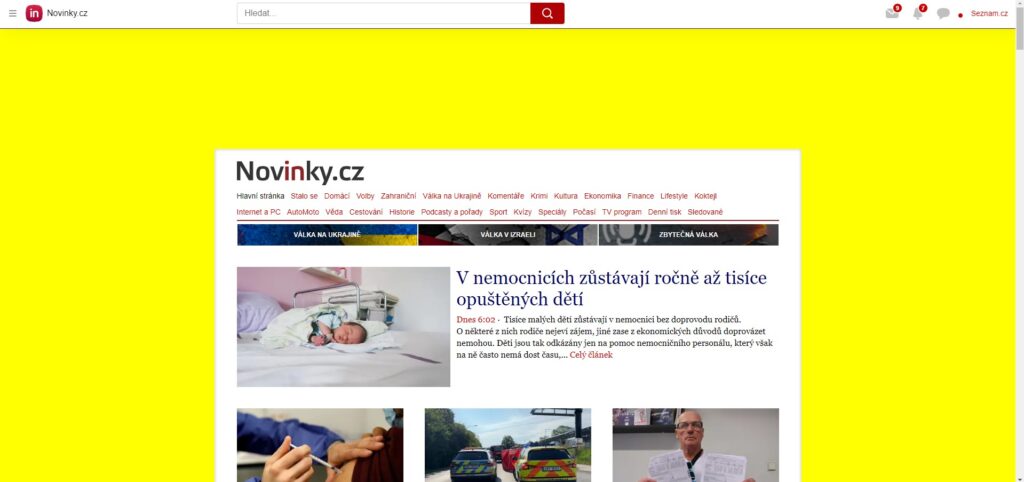 Ukázka reklamního formátu branding